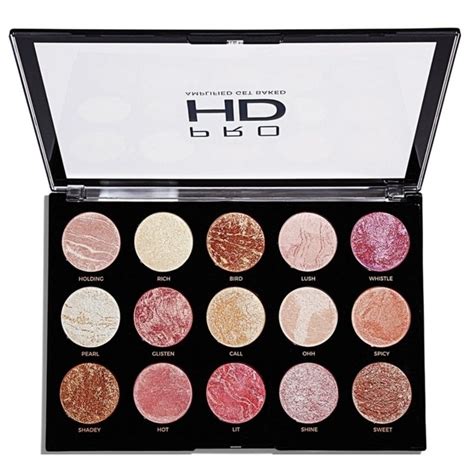 Revolution Makeup Pro HD Amplified Highlighter Palette Get Baked 37,5 g ...