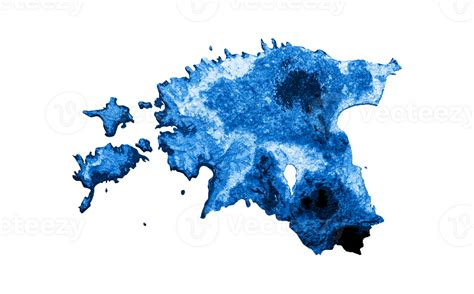 Estonia map with the flag Colors Red and yellow Shaded relief map 3d illustration 35282174 PNG