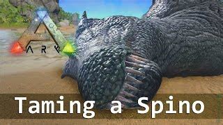 Taming a low level Spinosaurus - Ark: Survival Evolved | Doovi