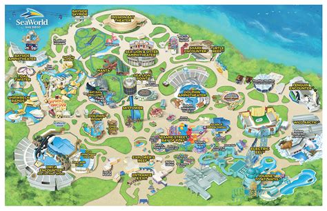 San Diego Sea World Map - World Of Light Map