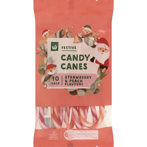 Woolworths Candy Cane Assorted 10- Pack | bunch