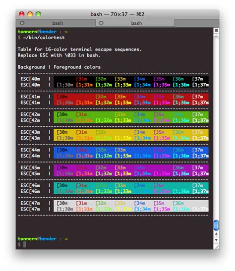 macos - Can I make my Mac OS X Terminal color items according to syntax, like the Ubuntu ...