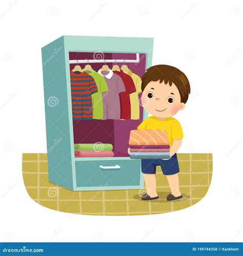 Put Away Laundry Clipart