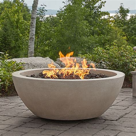 Eldora 42 inch Round Natural Gas Fire Pit Bowl | Natural gas fire pit ...