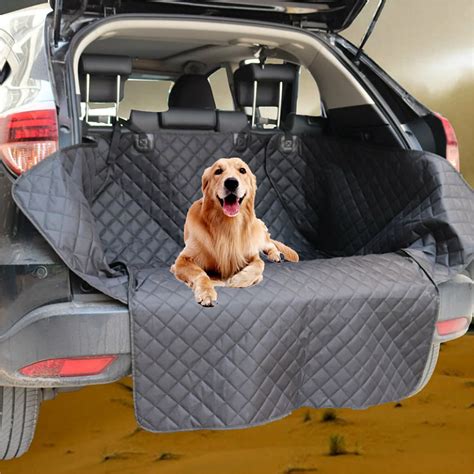 2018 New Extend Width Quilted Dog Cargo Seat Cover for SUV Trunk Universal Durable Pet ...