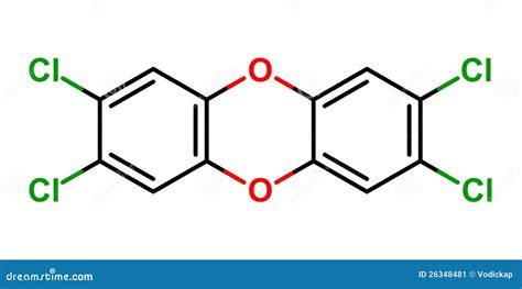 Dioxin structure stock vector. Image of medical, dioxine - 26348481