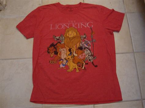 Disney The Lion King Movie Characters Throwback Red T… - Gem
