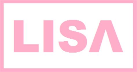 "BLACKPINK - Lisa logo" Stickers by fijota | Redbubble