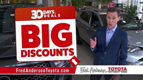 Fred Anderson Toyota - 30 Days of Deals - Toyota Specials - YouTube