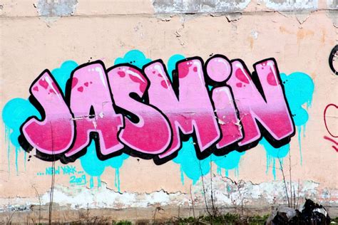 Graffiti Names Jasmine