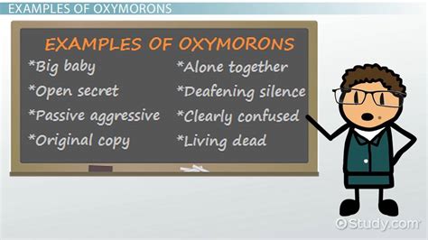 Oxymoron Lesson for Kids: Definition & Examples - Video & Lesson Transcript | Study.com