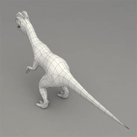 3d model of 13 dinosaur rigged pack