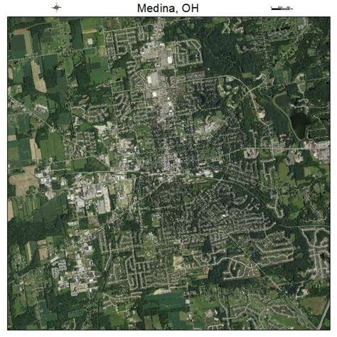 Aerial Photography Map of Medina, OH Ohio