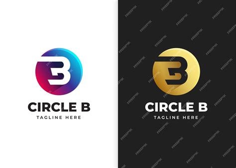 Premium Vector | Letter b logo vector illustration with circle shape design