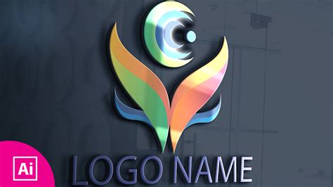 Adobe Illustrator Logo Design Tutorial and Photoshop CC 3D Mockup Realistic - PROEMLGRAPHIC Blogger