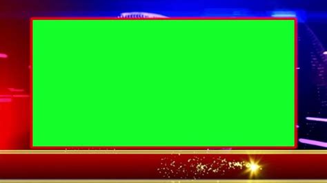 News Background With Animated Lower Third Ticker Moving Gold Light | Green screen backgrounds ...