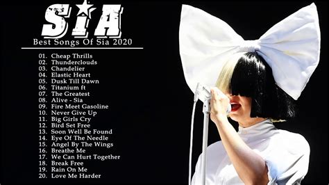 SIA Best Songs New Playlist 2020 - Greatest HIts Full Album Of SIA ...