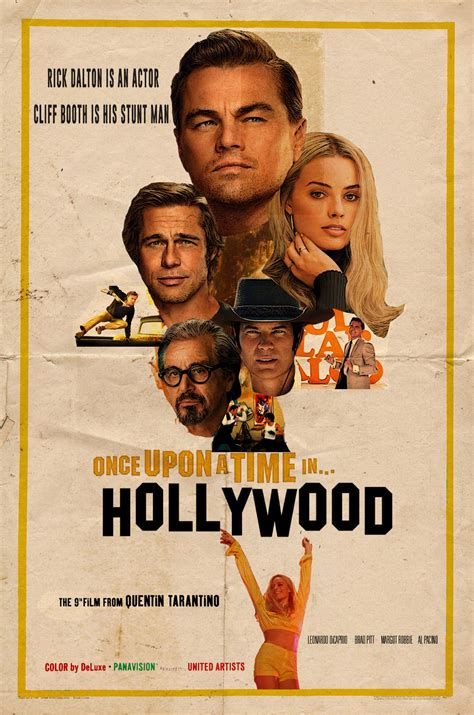 Once Upon a Time In Hollywood movie poster by DComp on DeviantArt