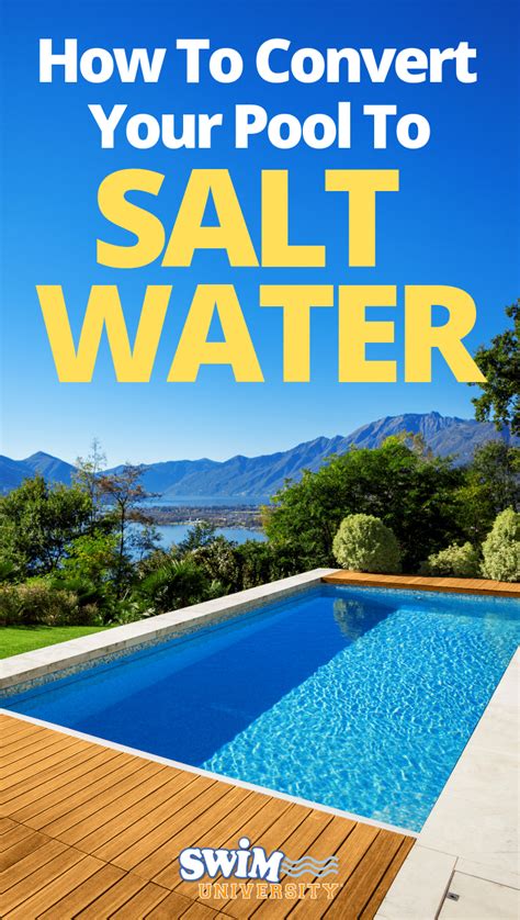 How to Convert Your Pool to Salt Water | Salt water pool maintenance, Salt pool, Saltwater pool