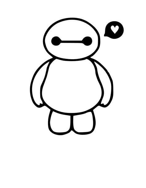 Baymax Drawing at GetDrawings | Free download