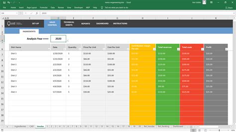 Stunning Info About Menu Engineering Excel Template - Pushice