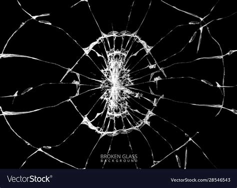 Broken glass effect background design Royalty Free Vector