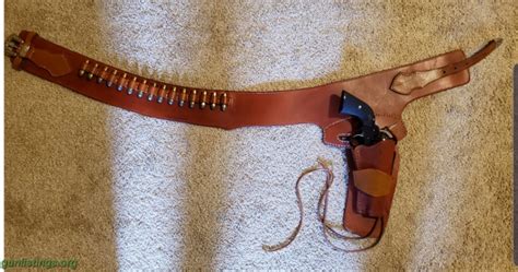 Gunlistings.org - Pistols Ruger New Vaquero 45 Colt/cust. Holster And Belt Rig