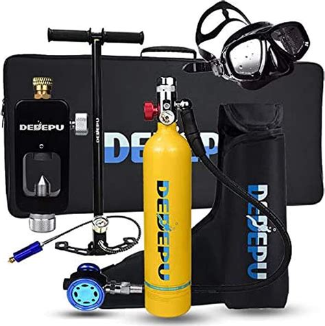 Scuba Diving Tank, Scuba Equipment Set, 1L Scuba Tank with Refill ...