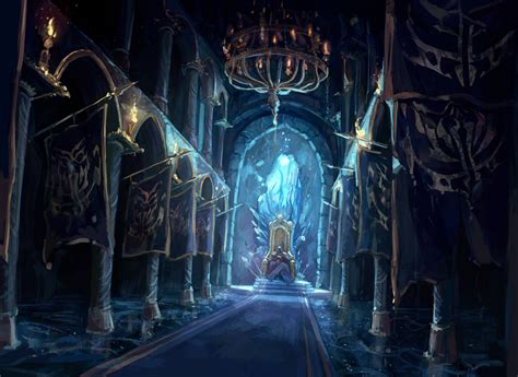 ArtStation - Throne room design - D&D artwork