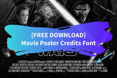 Movie Poster Credits Font [FREE DOWNLOAD] | FilmPhotoTips.com