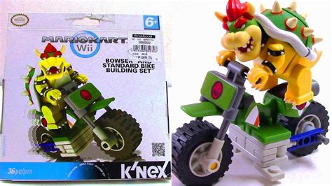 Super Mario Bros: Mario Kart Wii K'nex Bowser and Standard Bike Building Set - YouTube