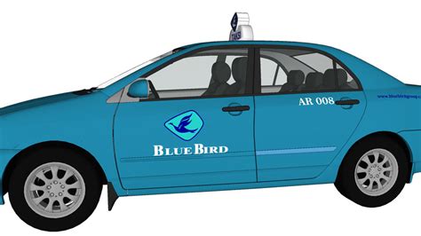 Blue Bird Taxi | 3D Warehouse