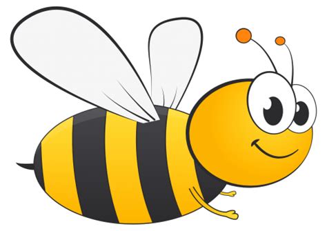 Yellow Honey Bee Vector Transparent PNG | PNG Mart