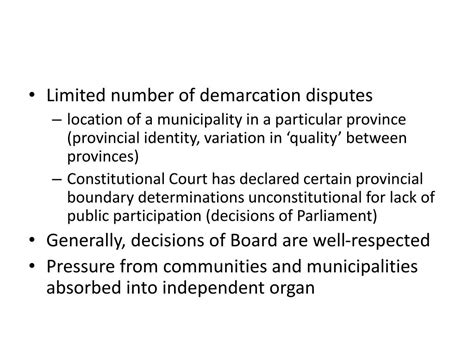 PPT - Demarcation and establishment of municipalities in South Africa and Brazil: comparative ...