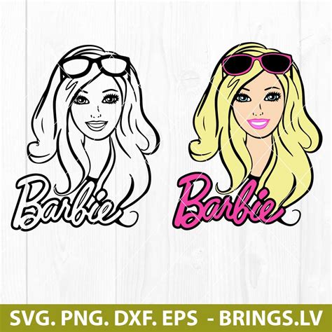 Barbie Face SVG Bundle, Barbie Head SVG, Barbie Doll Movie SVG, PNG ...