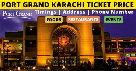 Port Grand Karachi Ticket Price 2024 [New Year Celebration]