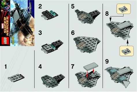 View LEGO® instruction 30162 Quinjet - LEGO instructions and catalogs ...