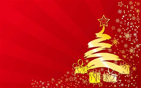 Download Chic Gold And Red Christmas Background Wallpaper | Wallpapers.com