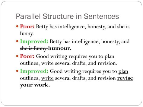 Definition And Examples Of Parallel Structure Images