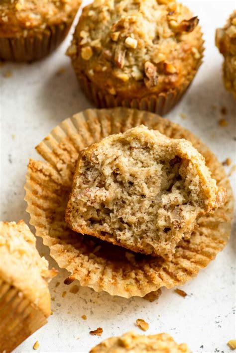 Vegan Banana Nut Muffins • The Curious Chickpea