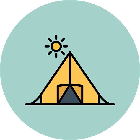 Tent Vector Icon 20525854 Vector Art at Vecteezy