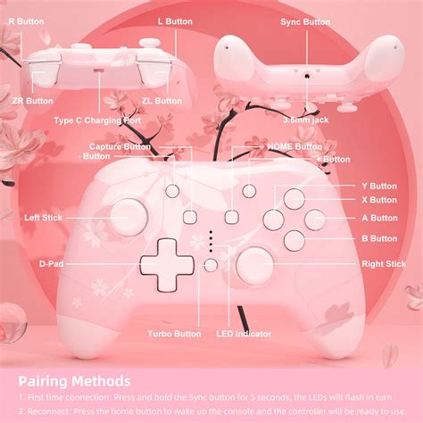 Wireless Controller for Nintendo Switch / Lite / OLED, Mytrix Wireless ...