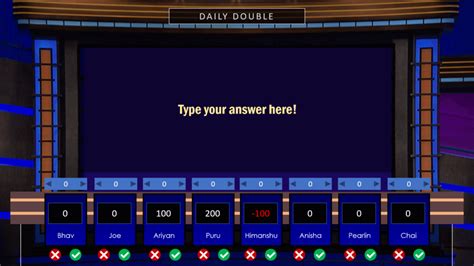 Download Jeopardy PowerPoint Template with Score Counter