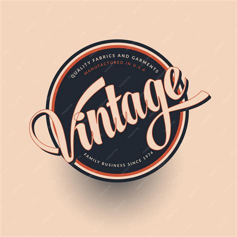 Premium Vector | Vintage logo design