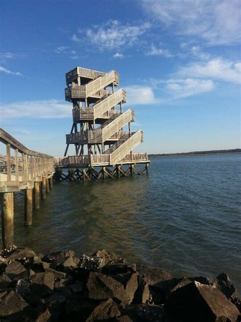 The Sands Boardwalk in Port Royal, SC South Carolina Travel, South Carolina Beaches, North ...