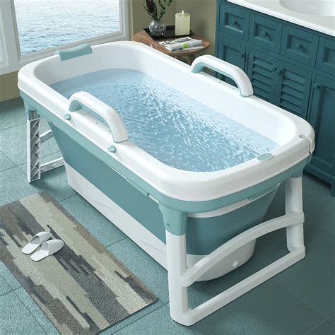 Extra Large Foldable Stand Alone Bathtub For Adults– Zincera