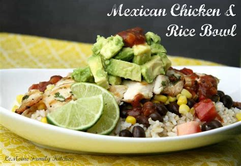 Mexican Chicken Rice Bowl | The Best Blog Recipes