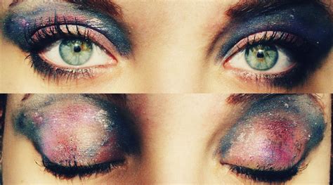 galaxy makeup by darkcsibi on DeviantArt