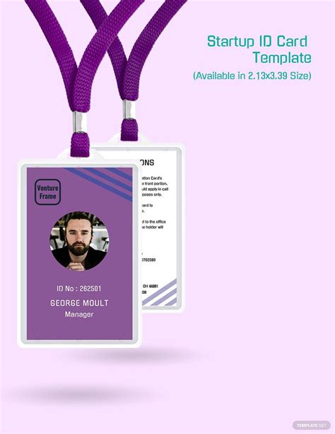 Startup Business ID Card Template in Illustrator, PSD - Download | Template.net