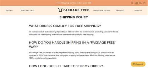 Shipping Policy Template For Shopify - QuyaSoft